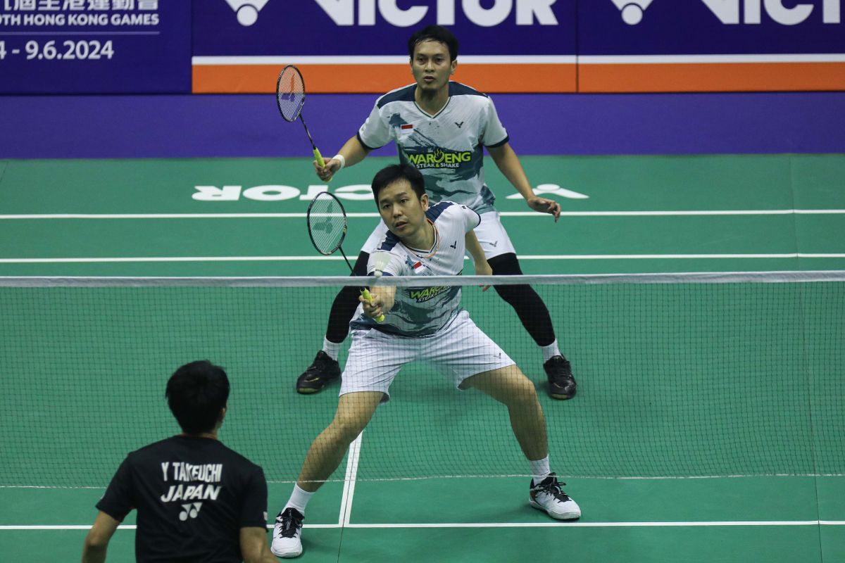 Pebulu tangkis Malaysia mengalahkan Ahsan/Hendra dalam babak 16 besar