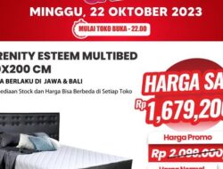 Hanya di Transmart, Harga Kasur Mewah Rp 17,5 Juta Diturunkan Menjadi Rp 5 Jutaan