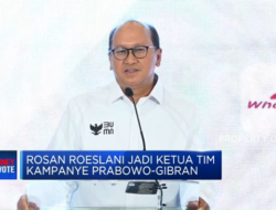 Rosan Roeslani Menjadi Ketua Tim Kampanye Prabowo-Gibran