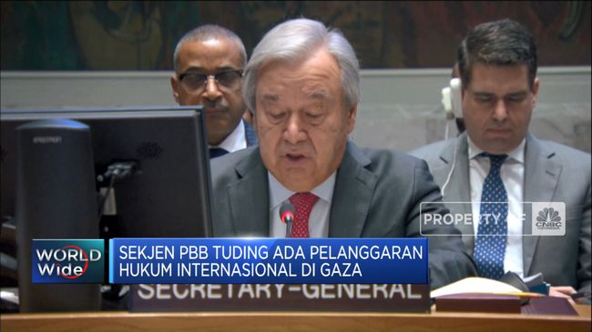 Pelanggaran Hukum Internasional di Gaza Dituding oleh Sekjen PBB