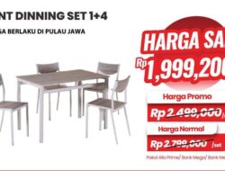 Promo Spesial Hari Ini, Transmart Menawarkan Meja Makan Hanya dengan Harga Rp 1 Jutaan!