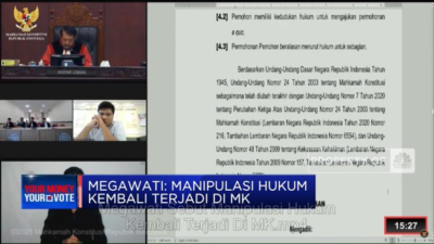 Megawati Menyatakan Adanya Manipulasi Hukum yang Kembali Terjadi di MK