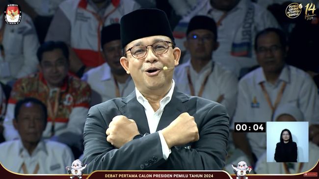 Saat Anies Sampaikan Simbol Wakanda di Pidato Terakhir Debat