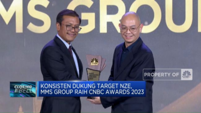 MMS Group Memenangkan Penghargaan CNBC 2023 atas Konsistensi Dukung Target NZE