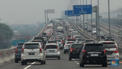 Pemeriksaan Kemacetan Arus Balik Lebaran di Tol Cikampek-MBZ