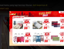 Habis Liburan, Beli Koper di Transmart Aja! Ada Diskon Gede