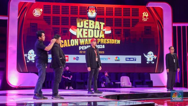 Pendukung Mulai Ramai Hadiri JCC Menjelang Debat Cawapres