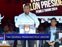 Prabowo Memuji Jokowi Meskipun Tidak Sama Arah