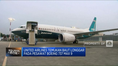 United Airlines Menemukan Baut Longgar Pada Pesawat Boeing 737 Max 9