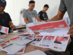 Prabowo memperoleh 56% suara, Anies 25%, dan Ganjar 17%