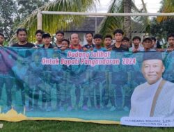 Dadang-Iwan Maju Pilkada 2024, Deklarasi Milenial Pangandaran