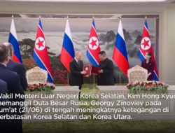 Kim Jong Un dan Putin menandatangani pakta pertahanan, Korsel menghubungi Dubes Rusia