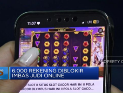 Diblokir 6.000 Rekening Akibat Kegiatan Judi Online