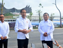 Monday Morning Meeting between President Jokowi and Defense Minister Prabowo Subianto to Evaluate IKN Development Progress