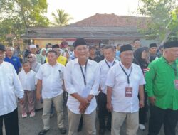 Ujang-Dadang resmi mendaftar ke KPU Pangandaran