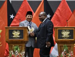 Prabowo Subianto and Papua New Guinea PM Discuss Bilateral Partnership while Sitting Together