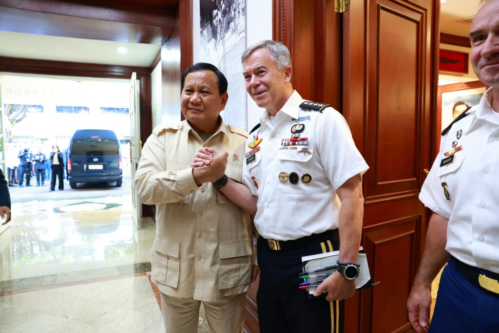 Prabowo Subianto Meets with Commander of U.S. Special Operations Command to Discuss Partnership Enhancement