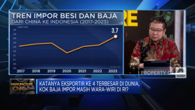 Menurut Kabar, Indonesia adalah Eksportir ke-4 Baja di Dunia, Tetapi Baja Impor Merajalela di Indonesia