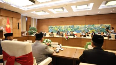 Prabowo Subianto Bertemu Ketua Majelis Nasional setelah Bertemu Presiden Vietnam untuk Bahas Potensi Kerja Sama