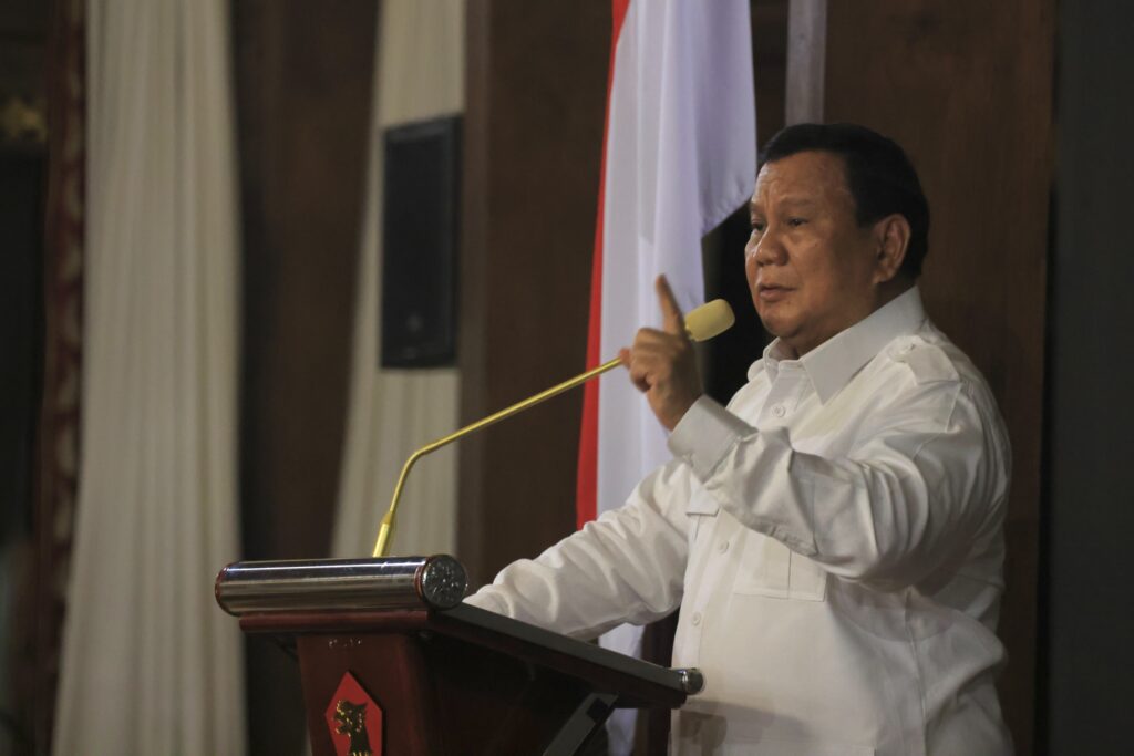 Prabowo Subianto: I Will Die Defending Truth and the People