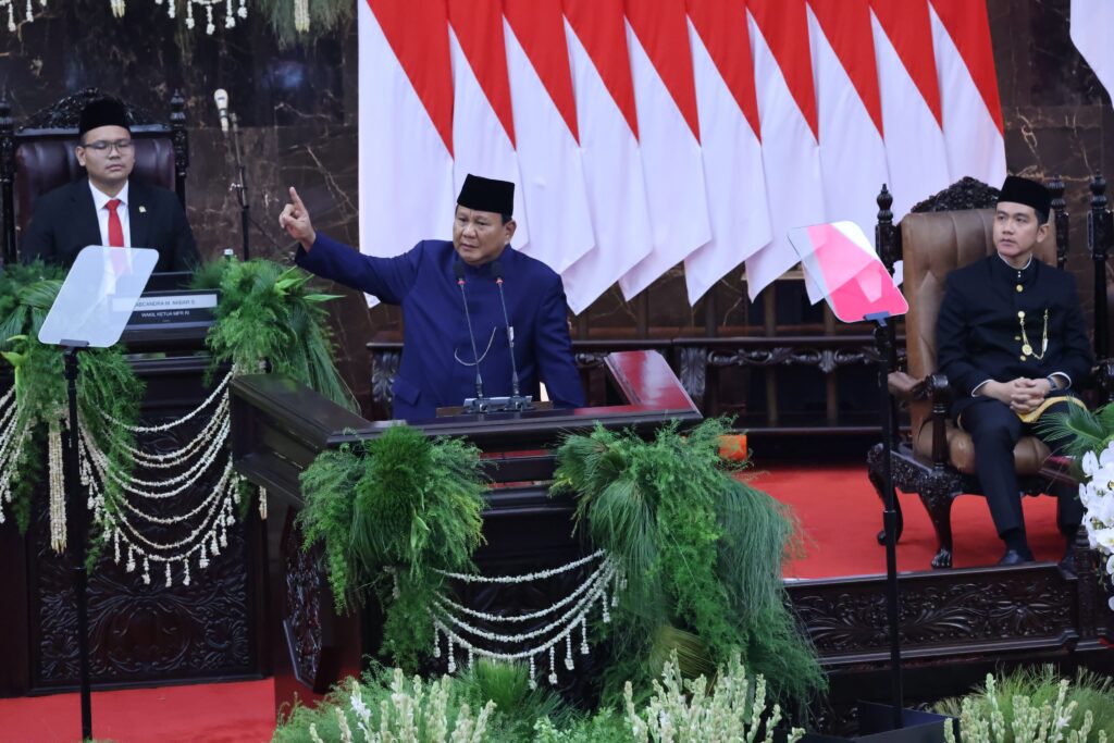 Plenary Session of the People’s Consultative Assembly (MPR) for the Inauguration of the President and Vice President-Elect 2024-2029 Term in Nusantara Building, Jakarta