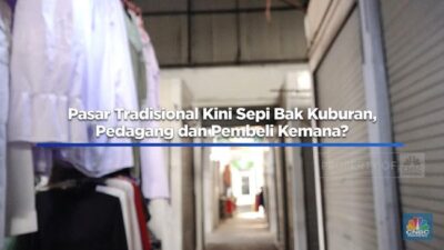 Pasar Tradisional Sepi Seperti Kuburan, Pedagang dan Pembeli bingung Akan Kemana?