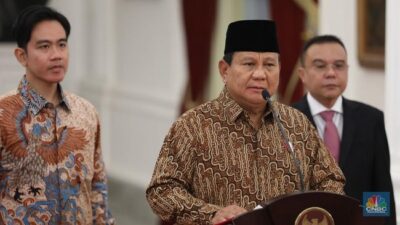 Potret Dilantiknya Menteri Kabinet Merah Putih Prabowo-Gibran di Pagi ini