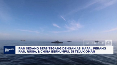 Kapal Perang Iran, Rusia & China Berkumpul di Teluk Oman