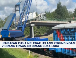 Jembatan Rusia Meledak Sebelum Perundingan Damai: 7 Korban Tewas
