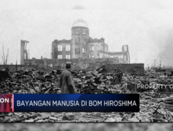 Bayangan Orang Ditinggalkan Pasca Ledakan Bom Nuklir