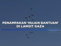 Hujan Bantuan: Fenomena Langka di Langit Gaza