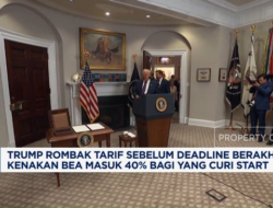 Trump Rombak Tarif: Bea Masuk 40% Bagi Pelaku Curi Start