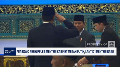 Prabowo Reshuffle Kabinet: Lantik 4 Menteri Baru