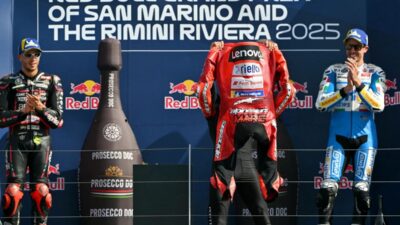 Marquez Tiru Selebrasi Messi di Podium Misano: Kebanggaan MotoGP